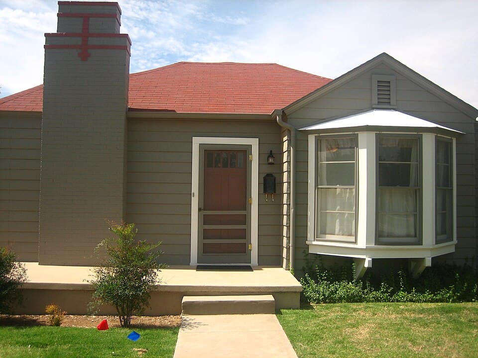 George W. Bush Childhood Home on West Ohio Avenue in Midland, Texas